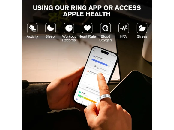 Smart Health Ring, Multi-Size — Smart Ring, Generic Logic, Inc.