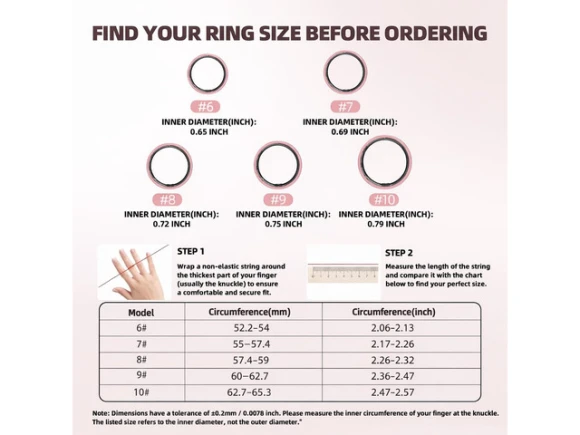 Smart Ring #7 Pink — Smart Ring, Generic Logic, Inc.