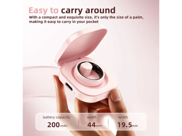 Smart Ring #7 Pink — Smart Ring, Generic Logic, Inc.