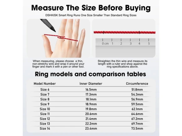 Smart Ring, Size 9, White — Smart Ring, Generic Logic, Inc.