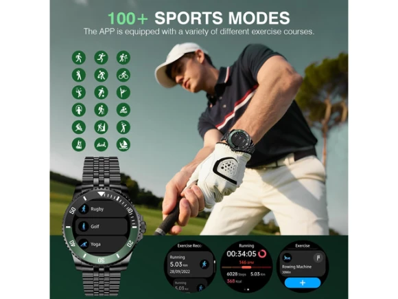 Smart Watch with 1.19-inch AMOLED Display — Smart Watch, Generic Logic, Inc.