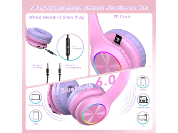 Kids Bluetooth Headphones — Wireless Earbuds, Generic Logic, Inc.