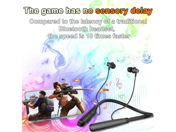 Neckband Bluetooth Headphones — Wireless Earbuds, Generic Logic, Inc.