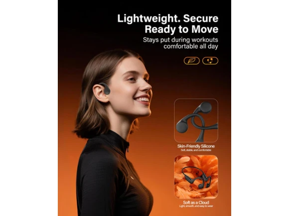 Open-Ear Bone-Conduction Headphones — Wireless Earbuds, Generic Logic, Inc.