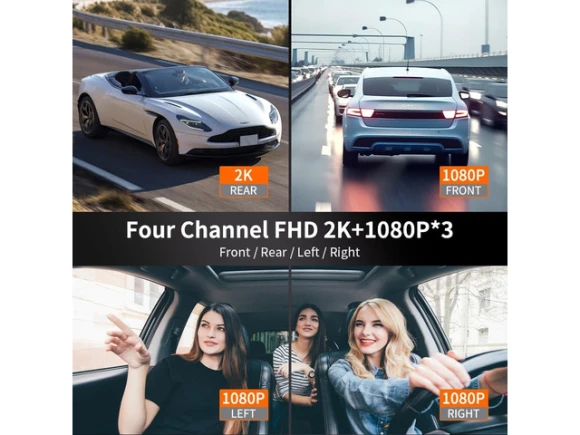 4-Channel Dash Camera — Dash Cam, ilepo