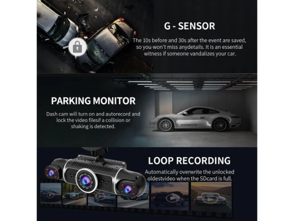 4-Channel Dash Camera — Dash Cam, ilepo