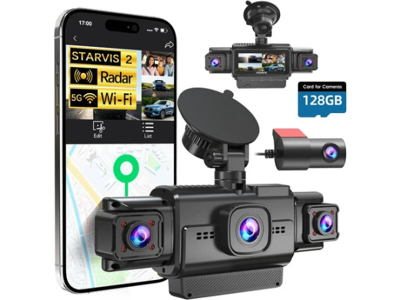 4-Channel Front-and-Rear Car Dash Camera — Dash Cam, ilepo