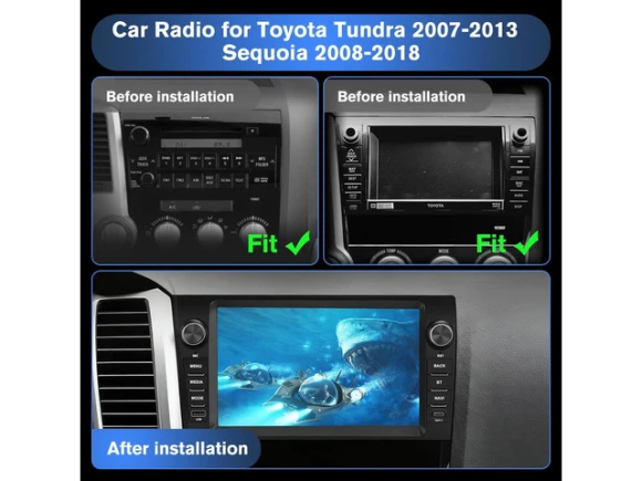 9-inch Car Radio with Reverse Camera — Car Infotainment System, ilepo