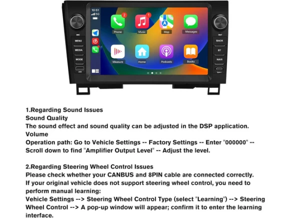 9-inch Car Radio with Reverse Camera — Car Infotainment System, ilepo