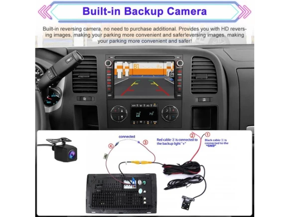 Car Stereo Radio for Chevy Silverado, Tahoe, GMC Sierra, and Yukon, 2007–2013 — Car Infotainment System, ilepo