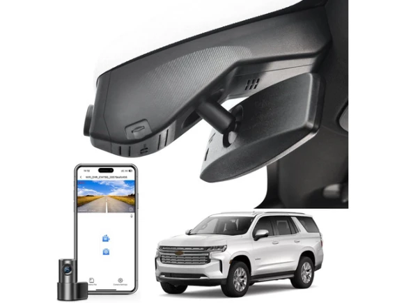 Custom-Fit Dash Cam for 12th Gen Suburban / 5th Gen Tahoe, 2021–2022 — Dash Cam, ilepo