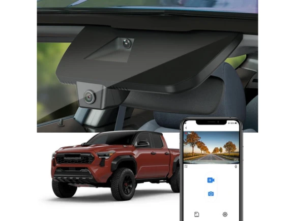 Dash Cam for Toyota Tacoma & Hybrid, 2024–2026, with 64GB card — Dash Cam, Fitcamx