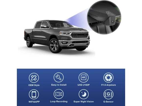 Dash Cam with 64GB Card for RAM 1500 — Dash Cam, Fitcamx