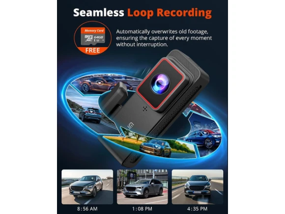 Dash Camera with 64GB SD Card — Dash Cam, ilepo