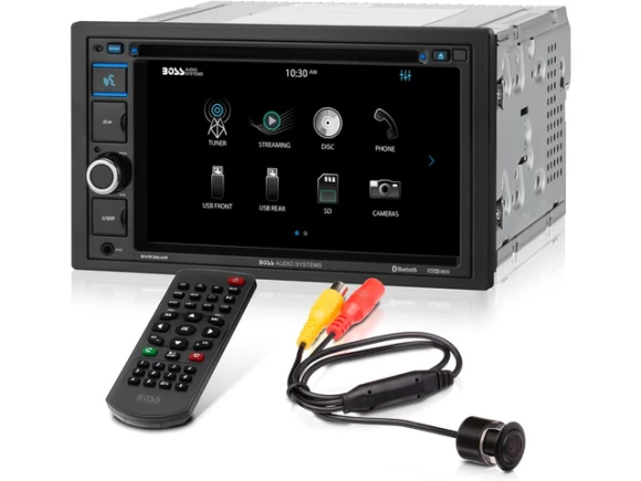 Double-DIN Car Stereo with 6.2-inch Touchscreen — Car Infotainment System, BOSS AUDIO SYSTEMS