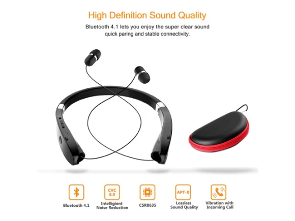 Bluetooth Headset with Carry Case — Wireless Earbuds, Generic Logic, Inc.