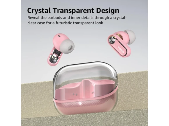 Pink Wireless Earbuds — Wireless Earbuds, Generic Logic, Inc.