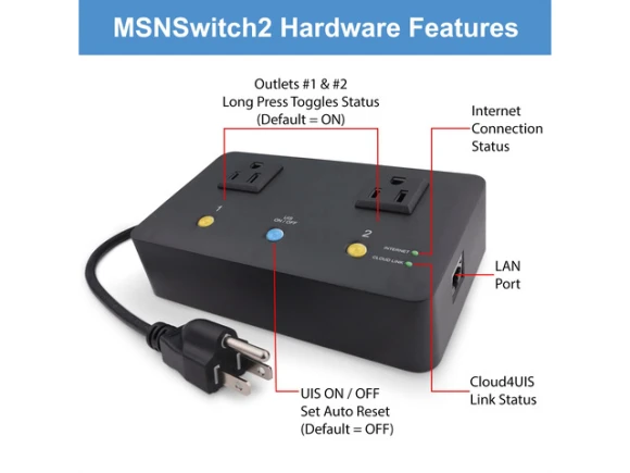 Internet-Enabled IP Remote Power Switch — Smart Plug, Generic Logic, Inc.