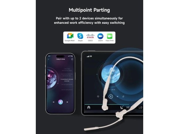 Open-Ear Bluetooth Headset — Wireless Earbuds, Generic Logic, Inc.