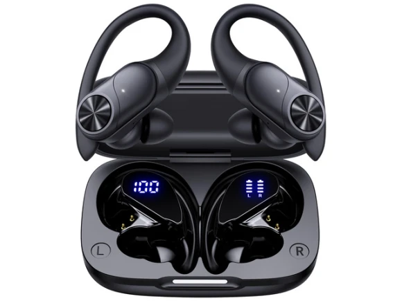 Black Wireless Earbuds — Wireless Earbuds, Generic Logic, Inc.