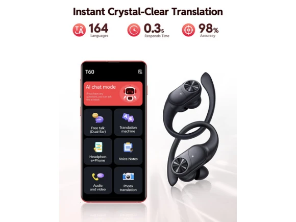 Black Wireless Earbuds — Wireless Earbuds, Generic Logic, Inc.
