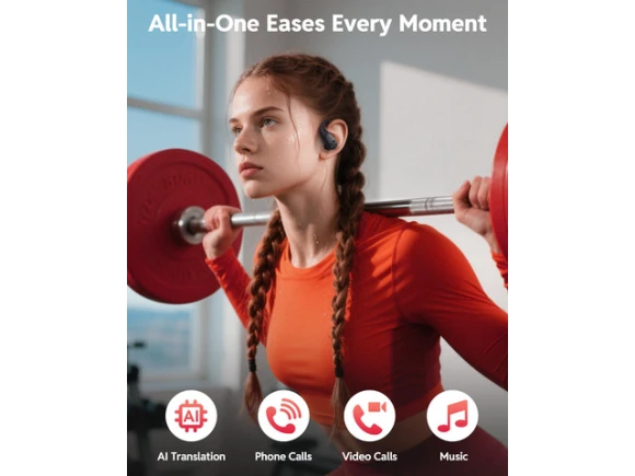 Black Wireless Earbuds — Wireless Earbuds, Generic Logic, Inc.