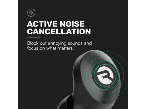 Black Wireless Earbuds — Wireless Earbuds, Generic Logic, Inc.