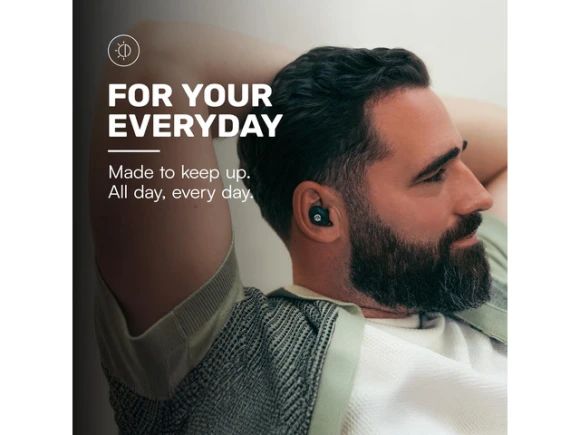 Black Wireless Earbuds — Wireless Earbuds, Generic Logic, Inc.