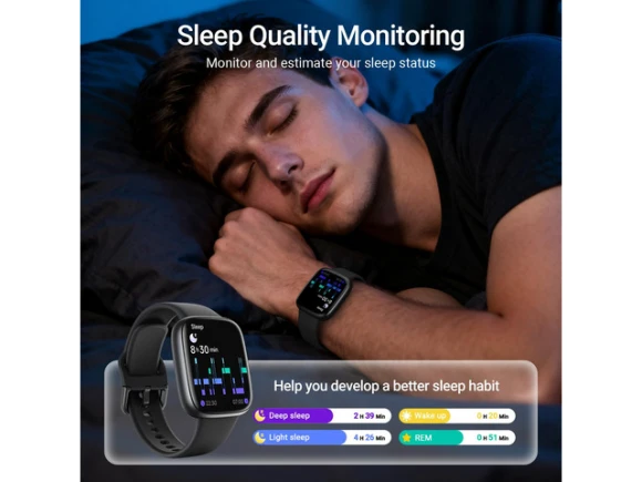 Smart Watch with 1.85' AMOLED Display and 2 Bands — Smart Watch, Generic Logic, Inc.