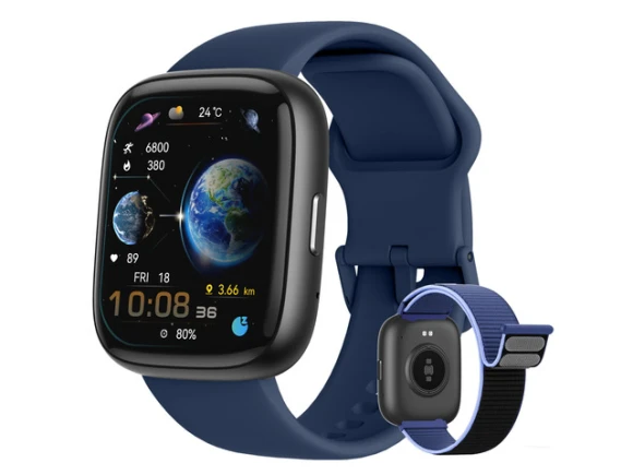 44 mm Smartwatch with 2 Bands — Smart Watch, Generic Logic, Inc.