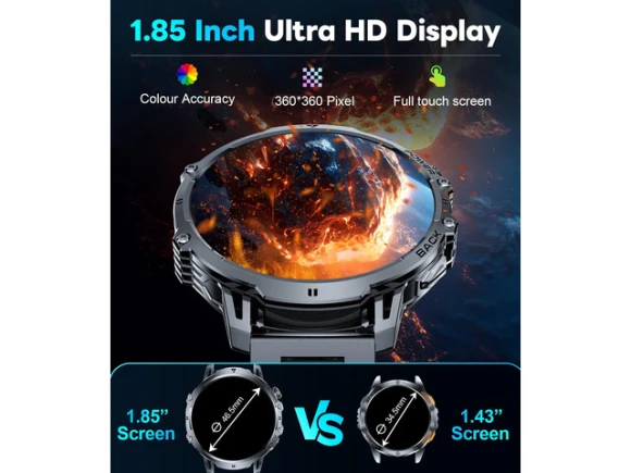 Smartwatch, Brown, 2 Bands — Smart Watch, Generic Logic, Inc.