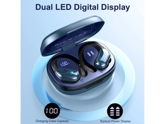 Blue Wireless Earbuds — Wireless Earbuds, Generic Logic, Inc.