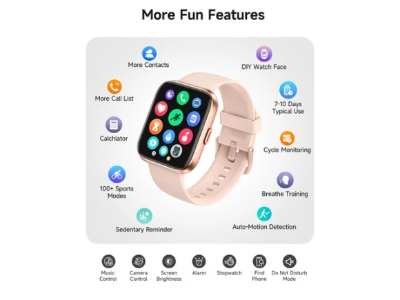 Rose Gold Smartwatch — Smart Watch, Generic Logic, Inc.