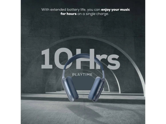 Blue Over-Ear Headphones — Wireless Earbuds, Generic Logic, Inc.