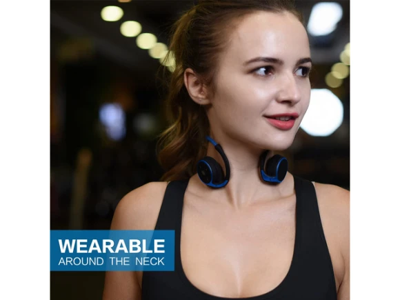 Small Blue Bluetooth Headphones — Wireless Earbuds, Generic Logic, Inc.