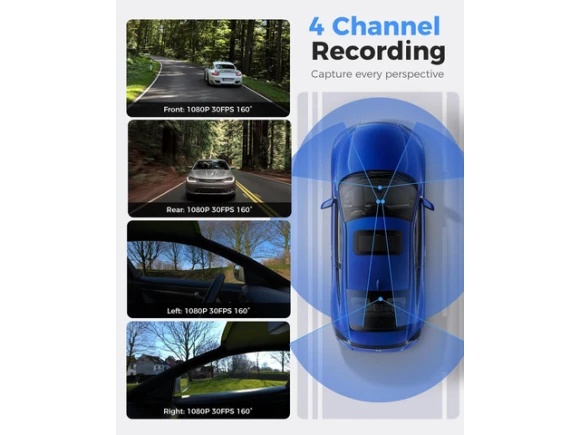 4-Channel Dash Cam — Dash Cam, ilepo