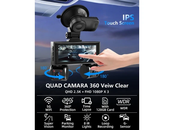 4-Channel Dash Camera — Dash Cam, ilepo