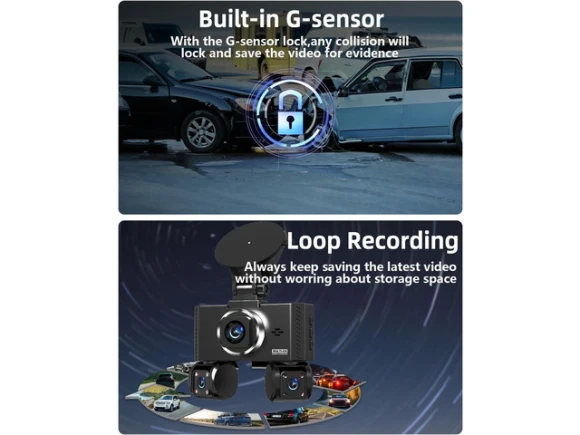 4-Channel Dash Camera — Dash Cam, ilepo