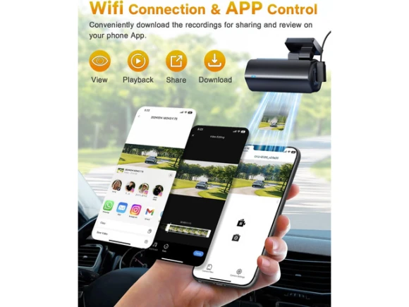4K Front Dash Camera with 64GB Card — Dash Cam, GKU