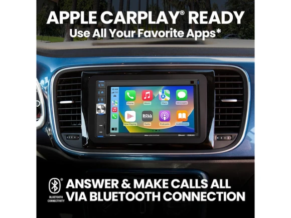 6.2-Inch Car Stereo with Capacitive Touchscreen — Car Infotainment System, BOSS AUDIO SYSTEMS
