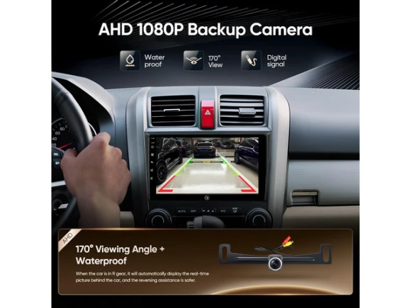 9-Inch Car Radio Stereo for Honda CR-V 2006–2011 — Car Infotainment System, ilepo