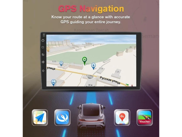 9-Inch Car Stereo Head Unit for Chevy Aveo and Sonic, 2011–2015 — Car Infotainment System, ilepo