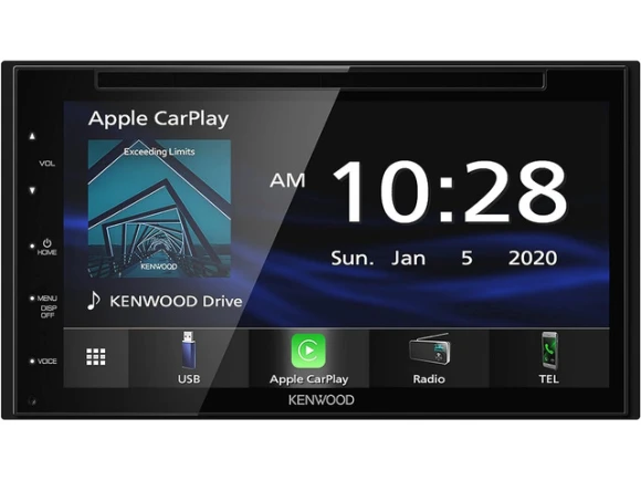 Double-DIN DVD Car Stereo — Car Infotainment System, KENWOOD