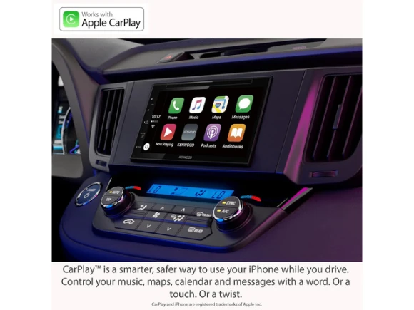 Double-DIN DVD Car Stereo — Car Infotainment System, KENWOOD