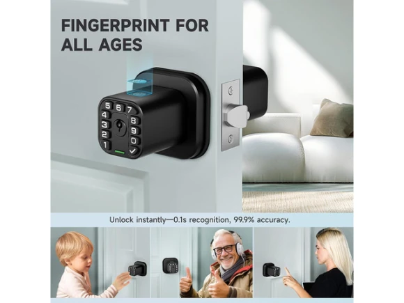 Fingerprint Door Knob — Smart Lock, STARWELL