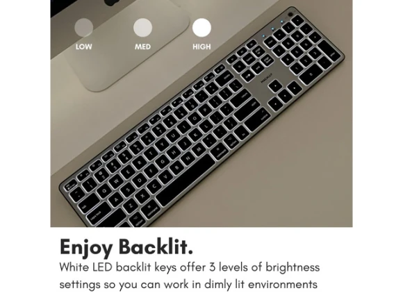 Backlit Bluetooth Keyboard — Bluetooth Keyboard, Macally
