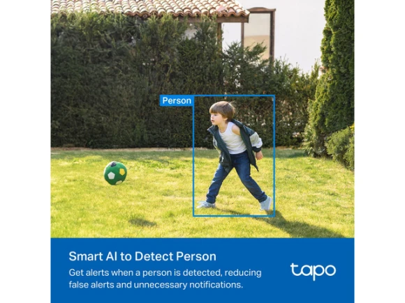 Outdoor Wireless Security Camera with Solar Power — Security Camera, Tapo