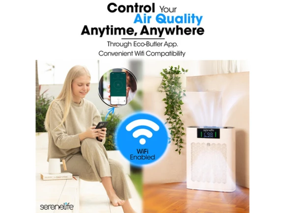 HEPA Air Purifier, White — Air Purifier, SereneLife