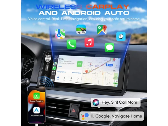 Single-DIN Car Stereo — Car Infotainment System, RDFEBC