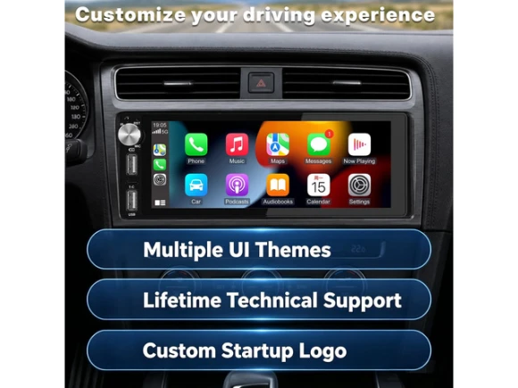 Single-DIN Car Stereo — Car Infotainment System, RDFEBC